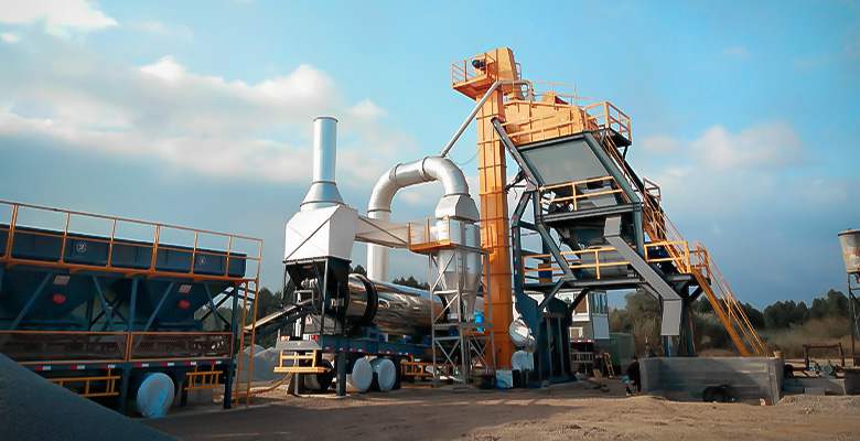 Mobile Asphalt Mixing Plan