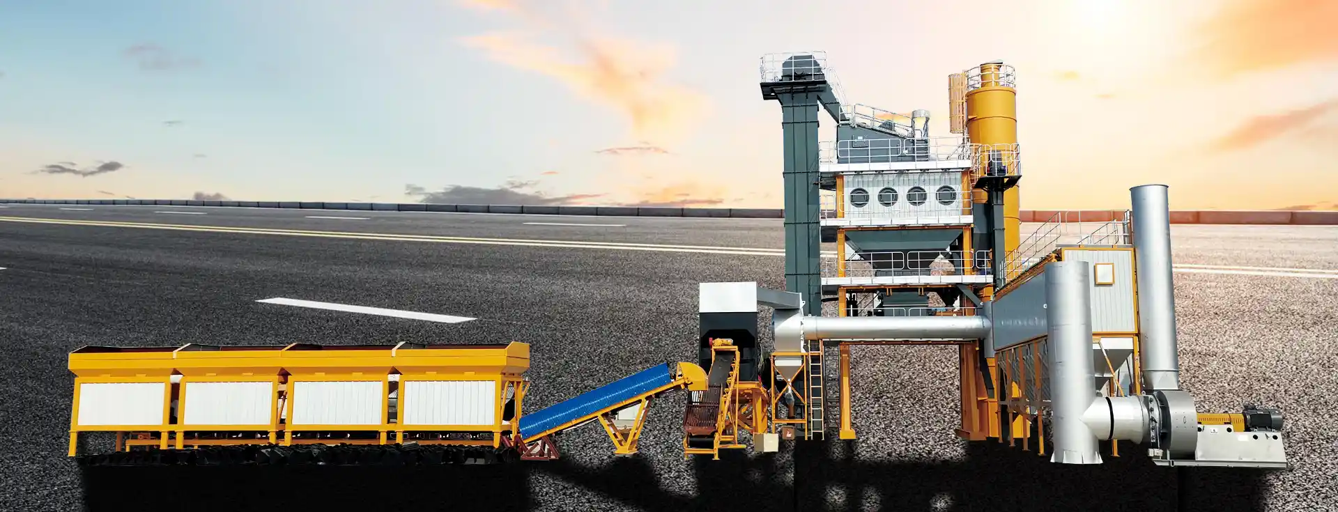Batch Mix Asphalt  Plant HMA-B Serie